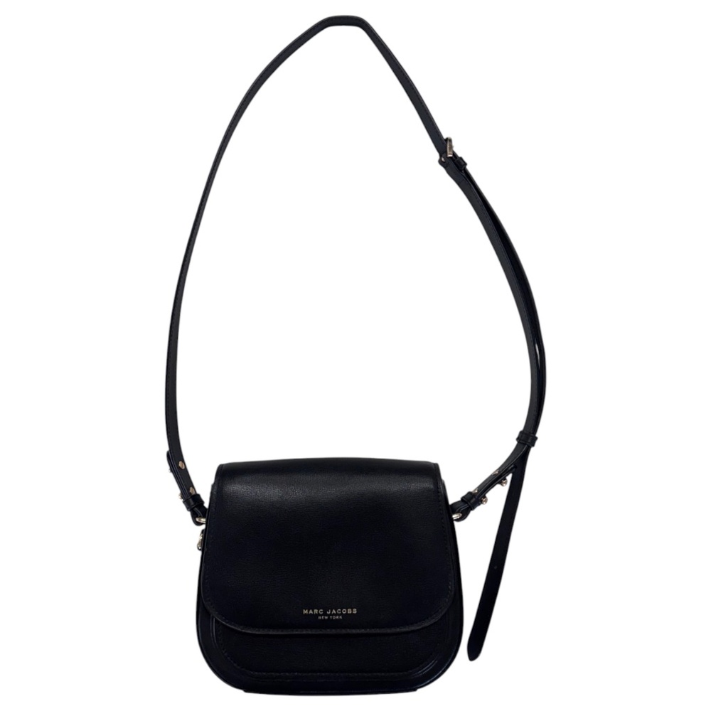 MARC JACOBS - CROSSBODY LEATHER BAG - BLACK - Picture 2 of 7